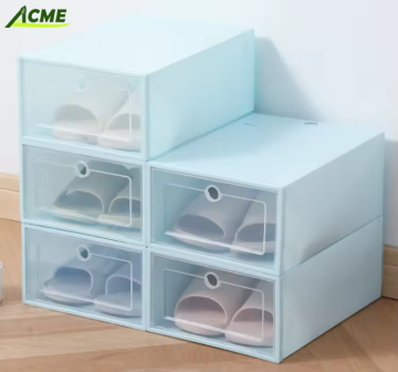 Wholesale PP Foldable Transparent Plastic Storage Boxes & Shoe Boxes