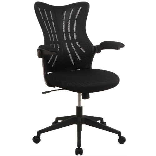 PP Flip Up Armrest High Back Mesh Chair