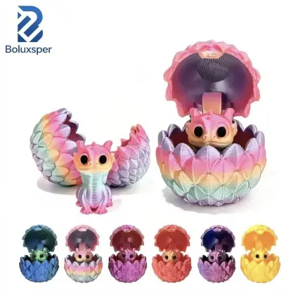 3D Printed Dragon Egg Mini Cute Dragon Surprise Decoration Gift
