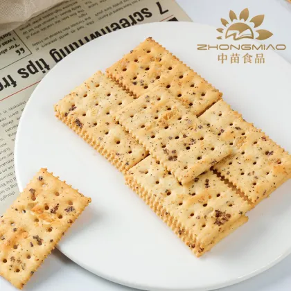 Crispy Black Truffle Ham Crackers
