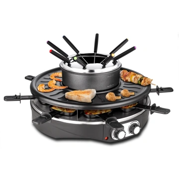 Offer Electric Raclette Grill For 8 Persons,Multipurpose Family Gathering  Grill,Multifunctional Bamboo Handle Grill From China Manufacturer