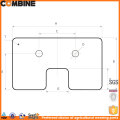 Harvester Rubber Paddle 3346 combineren