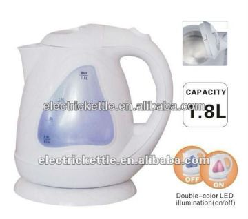 1.8L rotary style electric kettle with LED