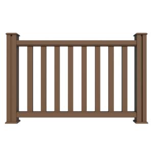 New generation outdoor	railing wood