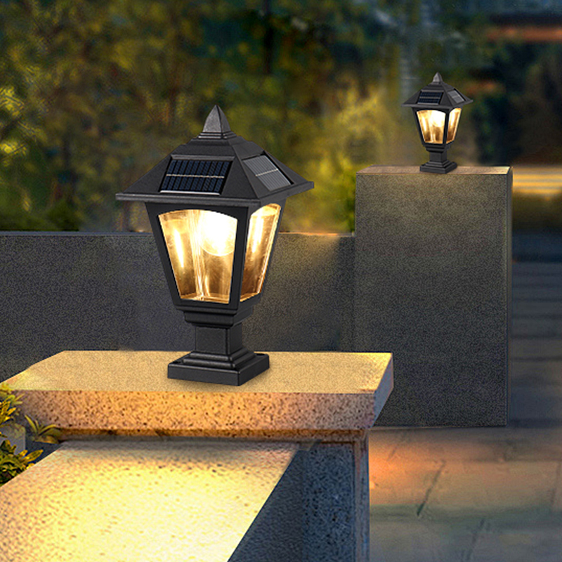 Pillar Solar Garden Light