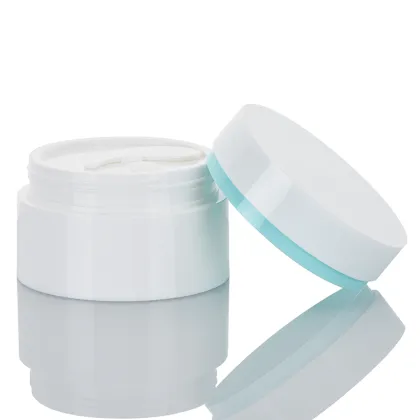 100g Heavy Wall PP Plastic Colorful Facial Cream Jar with Spoon