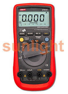 Handheld Digital Multimeter, AC/DC/Resistance/Capacitance RS232 UT61D