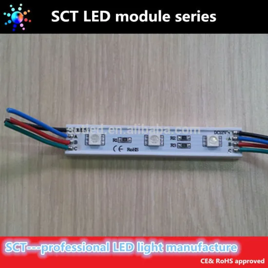 IP20 RGB LED module SMD5050 three LEDs