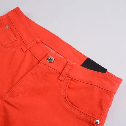 Custom Women's Cropped Woven Stretch Pants