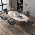 Гостиная диван стул итальянский стиль современный минималистский модельный зал дома домашняя мебель столовая