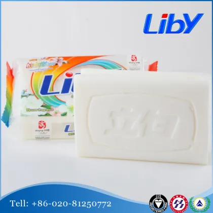 Liby brand laundry soap mild on hand