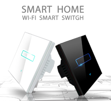 Shenzhen Lanbon L6 wireless wifi control remote touch switch smart home system two-way 1 Gang