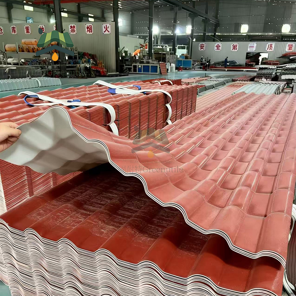 Ubin Resin Sintetis UPVC Asa Villa Anti Korosi