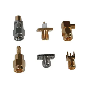 SMA RF Coaxial Connectors with Durability of 500 Cycles