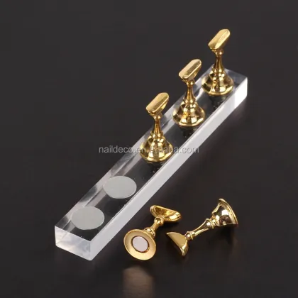 Magnetic Chess Nail Tip Practice Stand Holder for Wholesale Nail Polish Display