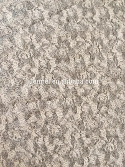 fashionable scalloped guipure nylon lace fabric