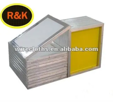 screen printing frames with mesh (stainless steel, polyester, nylon)