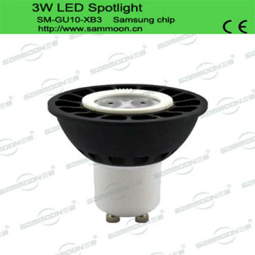 GU10 Thermal Conductive Plastic LED Spot Lamp for commercial lighting