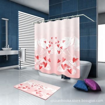 water proof sublimation custom shower curtain amazon