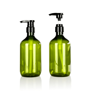 16oz / 500ml shamlamaydigan yashil shampuni dispenser shishasi