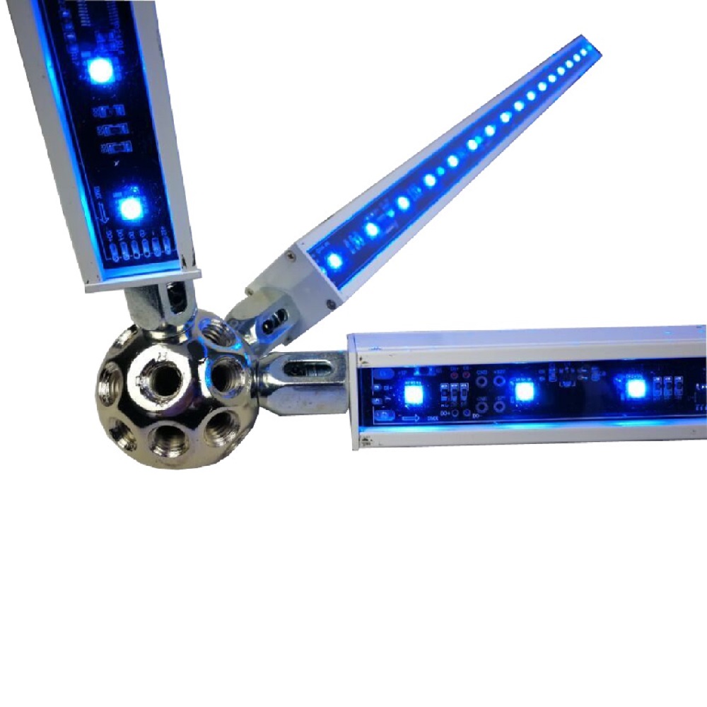 အပြည့်အဝအရောင်ဂျီသြမေတြီ Tube Digital RGB LED Bar