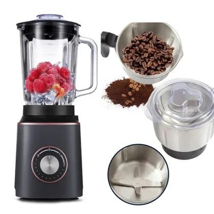 Electric Industries Blenderjet 2 - Heavy Duty 4-in-1 Blender, Juicer, Grinder with Glass Blending Jar