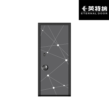 Personalized Aluminum Panel Gate for Villa