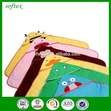 cartoon cotton animal bath towel hooded baby