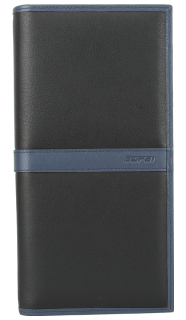 Unisex Women Men Genuine Leather Card Holder Wallet Leather Passport Holder