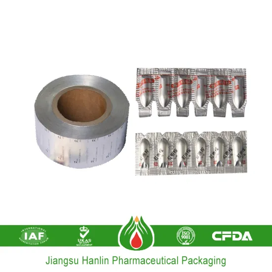 printable suppository aluminium foil pharmaceutical packaging
