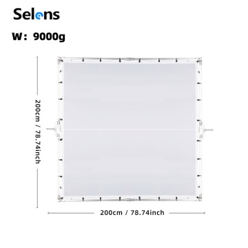 Portable Butterfly Frame Scrim Screen 200x200cm Light Modifier Diffuser Panel