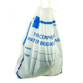 100％生分解性堆肥化可能な綿のロープドローストリングバッグ