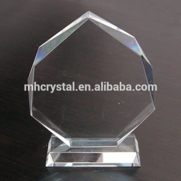 Octagon crystal trophy gift MH-3156