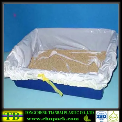 100% biodegradable fresh litter liners for cat box