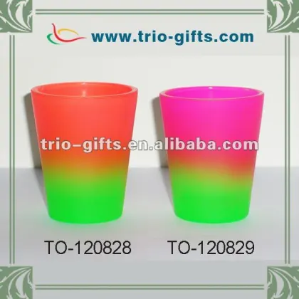 Decorative rainbow shot glass