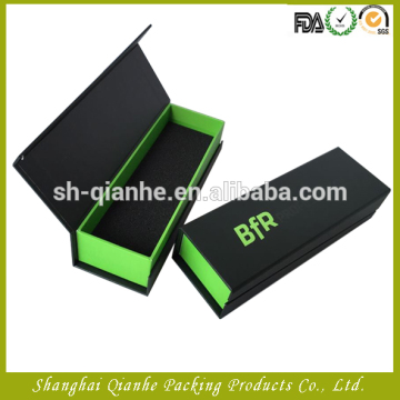 branded matte black paper box
