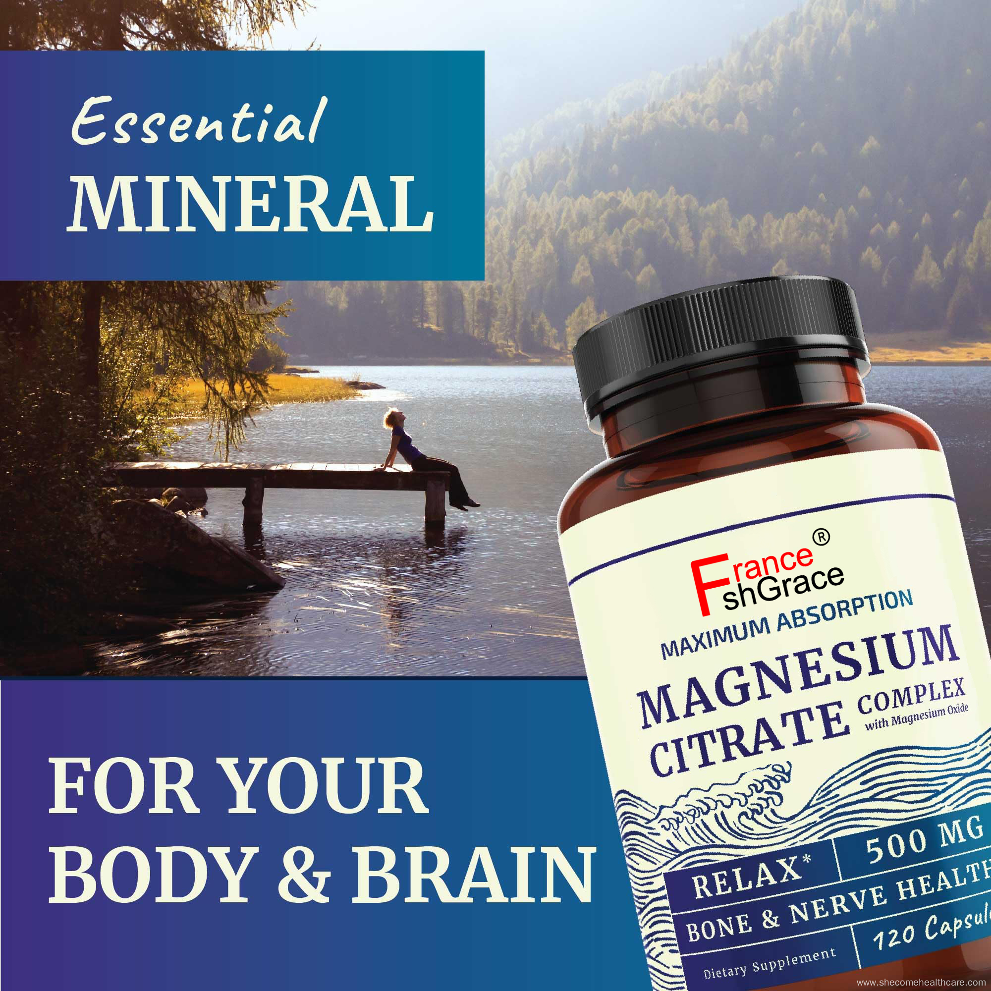 Magnesium Citrate Digestion Health Magnesium Capsules