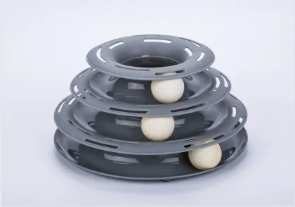 Plastic pet toy Roller Tracks Tower Ball Game