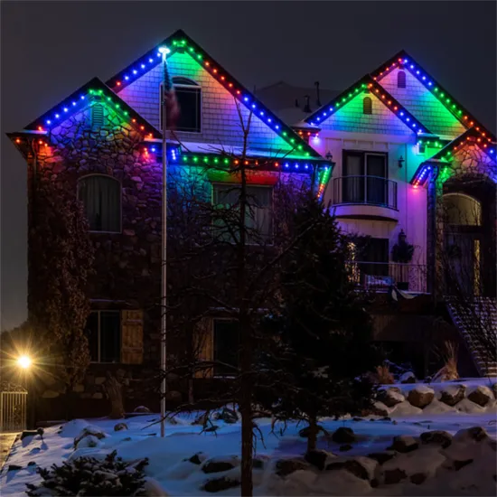 24V Pixel Point RGB Lights with Connectors - Aluminum LED String Lights