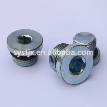 China supplier thread hydraulic plug fitting carbon steel plug