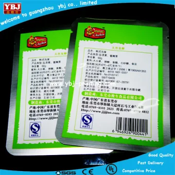 Standup zipper aluminum foil bag
