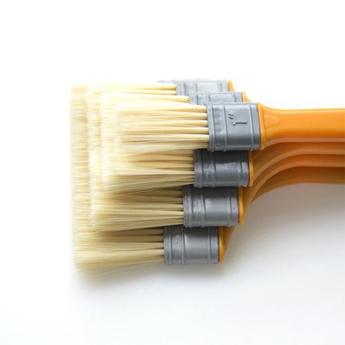 Yellow Color Paint Brush yellow Color Plastic Handle Brush Paint Supplier