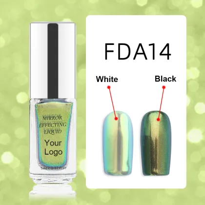 Chrome Liquid Nails Magic Aurora Powder