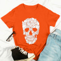 Halloween Costume Skull Cat T-shirt