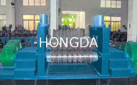 Hydraulic Metal Culvert Pipe Making Machine / Drain Pipe Making Machine In Bridge