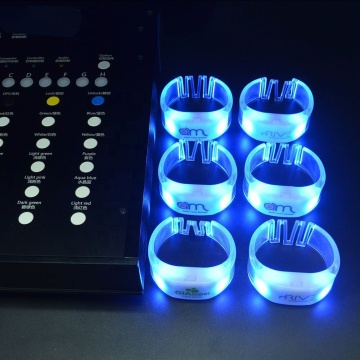 Programmable Wireless Remote Controlled LED Wristband for Parties and Concerts