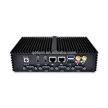 6 Serial Ports 2 Lan Ports Mini PC Celeron Processor 3215U (2M Cache, 1.70 GHz, Broadwell) on board