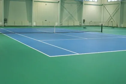 Tennis sports floor mat