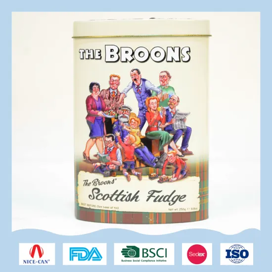 Good Quality Customize Holographic Mini Snack Food Tin Can