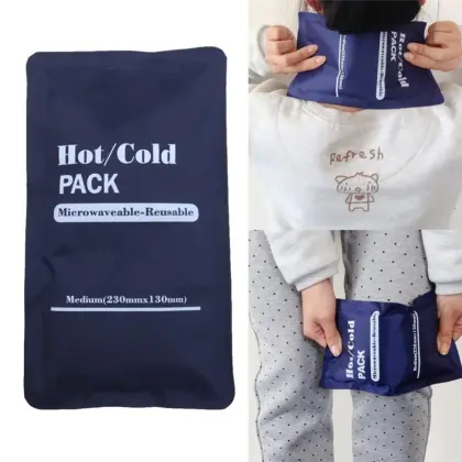 Customized   logo printing  soft  gel  Ice pack  Heat pack nylon   Hot Cold Gel Pack for Injuries  Pain Relief